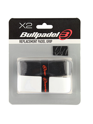 Bullpadel basisgrip (zwart/wit)