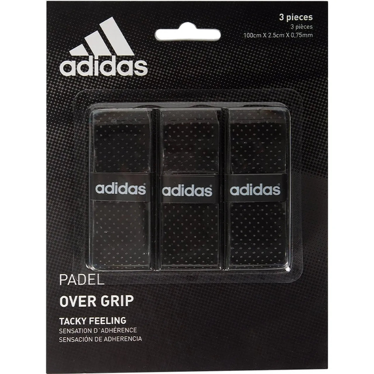 Adidas overgrip (black) / 3 pieces