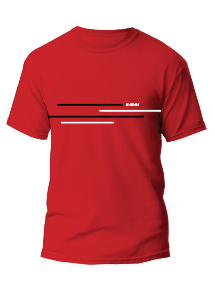 Chemise Unidos "Rayée" rouge