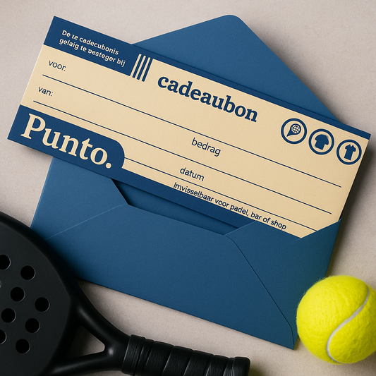 Cadeaubon voor padelliefhebbers | Geef padelplezier cadeau!
