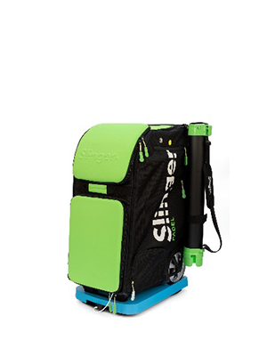 Slingerpadel launching machine