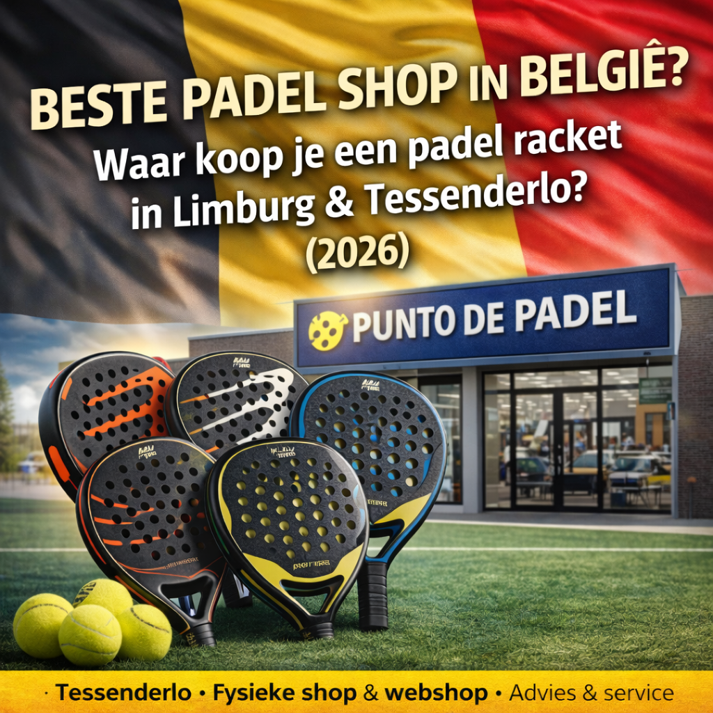 Beste padel shop in België? Waar koop je een padel racket in Limburg en Tessenderlo