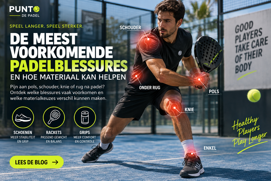 De meest voorkomende padelblessures en hoe materiaal kan helpen 🎾