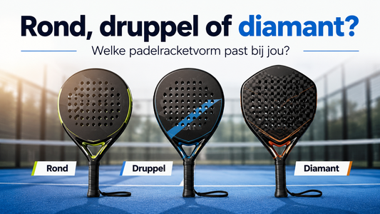 Rond, druppel of diamant: welke padelracketvorm past bij jou?