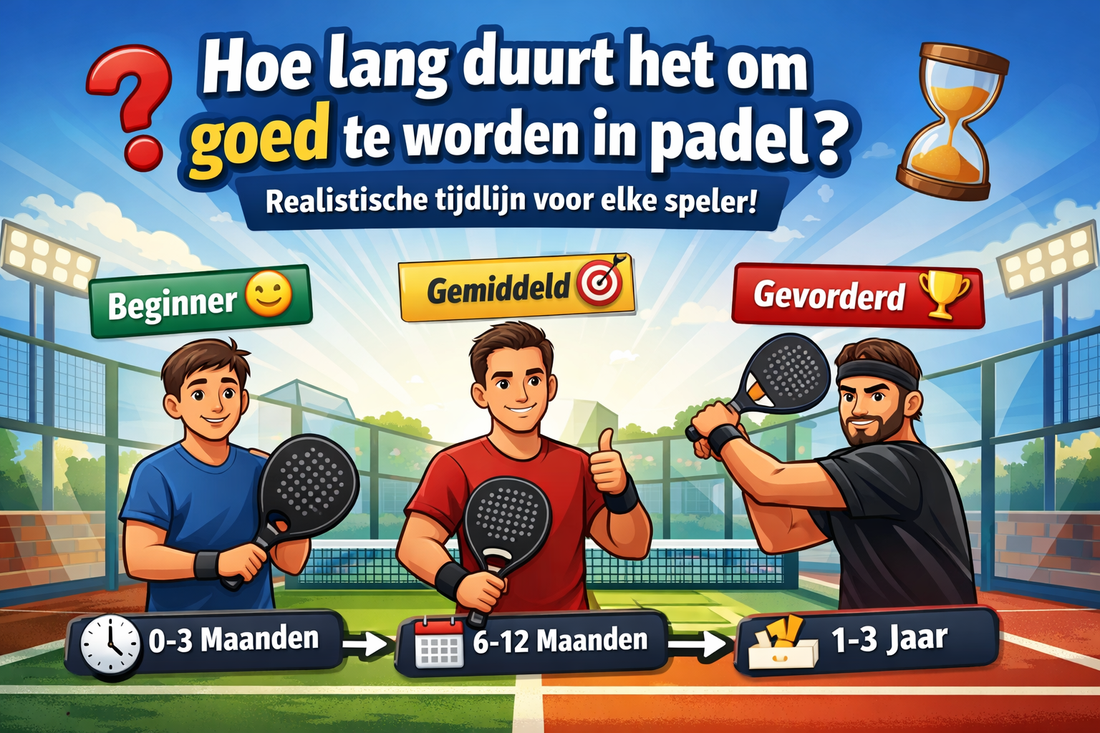 Hoe lang duurt het om goed te worden in padel? 🎾