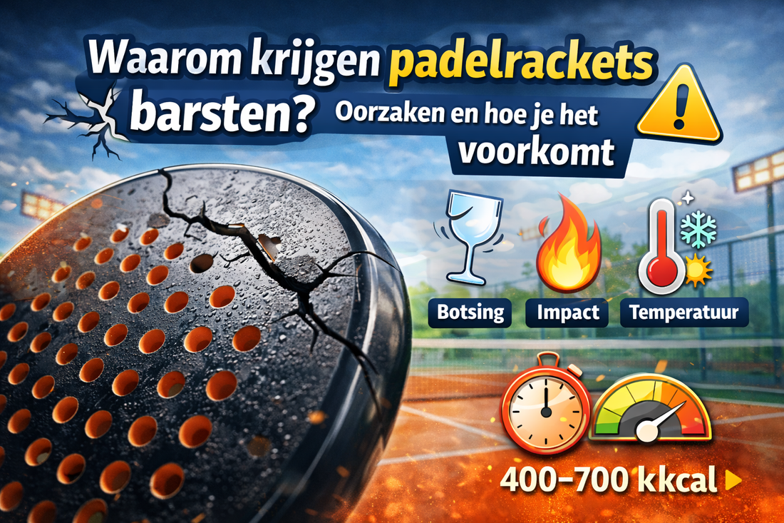Waarom krijgen padelrackets barsten? 🎾