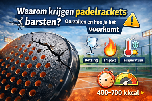 Waarom krijgen padelrackets barsten? 🎾