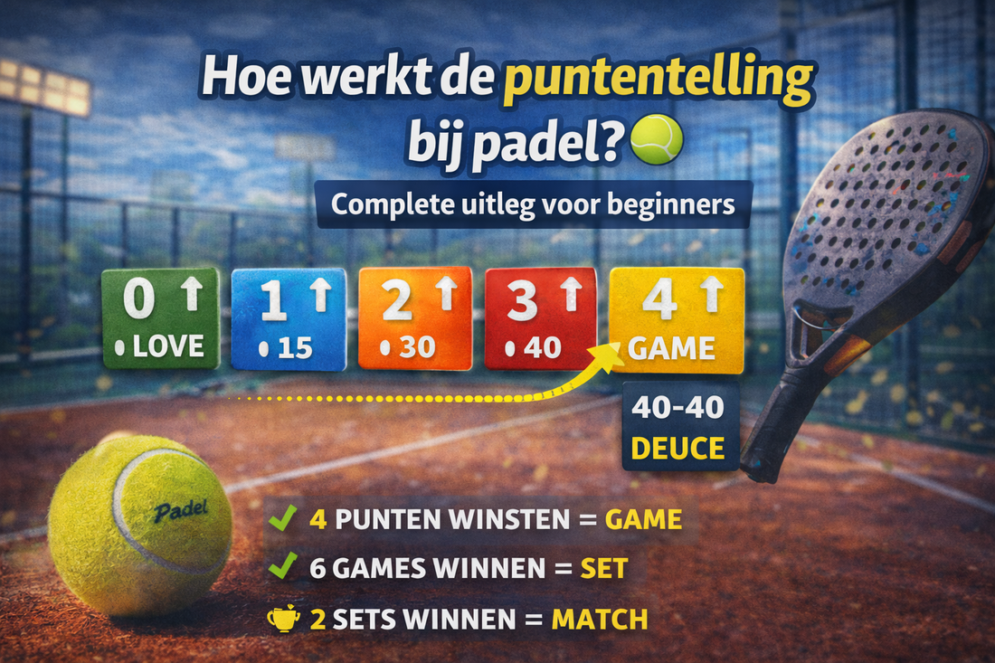 Hoe werkt de puntentelling bij padel? 🎾
