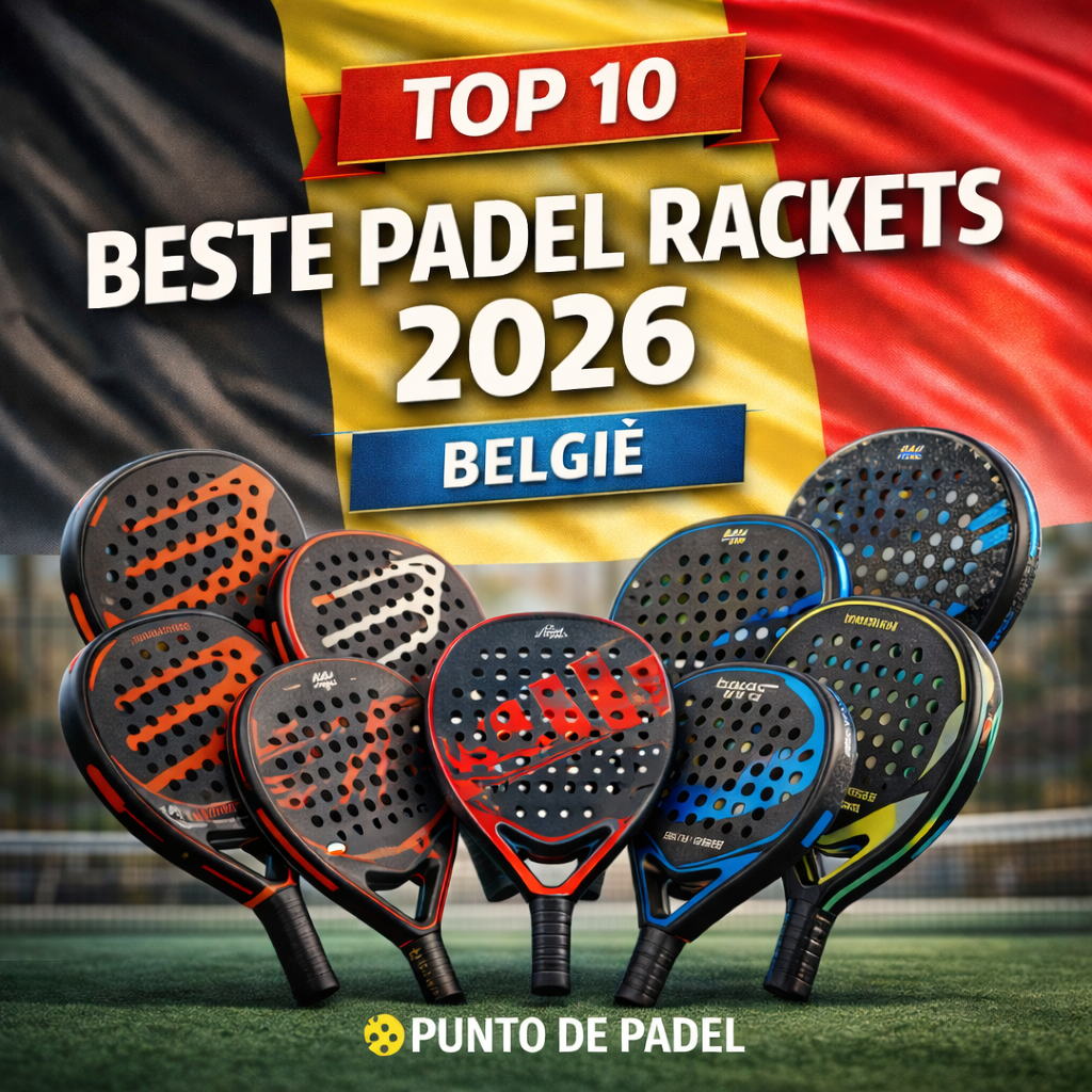 Top 10 beste padel rackets 2026 – Beste keuzes bij Punto de Padel België