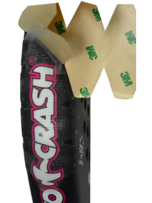No+Crash protection tape : transparant silicone / Maat XL