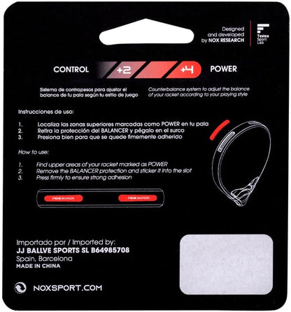 Nox Weight Balancer Blister 2-4g