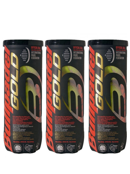 Bullpadel Gold - 3 sleeves